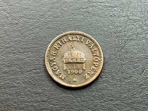 2 Filler 1900 Franz Josef  Österreich / Ungarn W/23/1888 - Picture 1 of 2