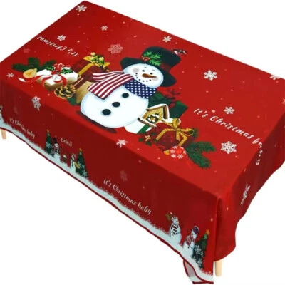  Christmas baby Square Tablecloth Colored  Cluster Band Table cloth skirt - Image 1 of 3