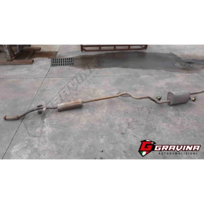 PSA4356 PSA4357 18897080AA SILENZIATORE SCARICO COMPLETO CITROEN C3 1.2B 2013 - Immagine 1 di 4