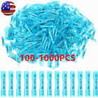 1000Pcs Heat Shrink Waterproof Wire Connectors Blue 14-16AWG Butt Seal Terminals