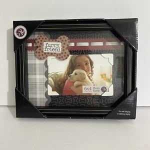 Furry Friend Scrapbook Shadowbox Photo Frame 6 x 4 Photo Opening - Picture 1 of 11