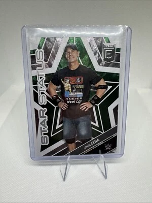 John Cena Star Status Donruss Elite WWE Green Blaster Exclusive Trading Card #10 - Image 1 of 2