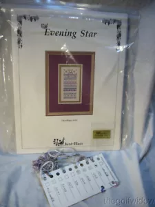 Just Nan Evening Star Cross Stitch Class Project Series Pattern 1994 - Picture 1 of 3