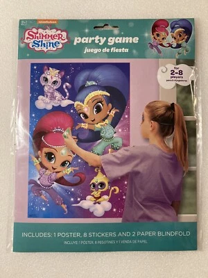 JUEGO DE FIESTA Shimmer and Shine y PÓSTER Decoración de Cumpleaños Actividad ¡Nuevo! Foto 1 de 2