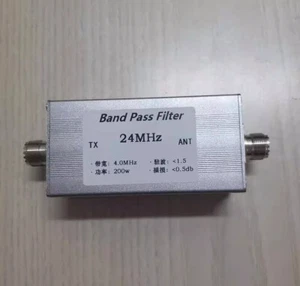24MHz BPF Band Pass Filter Shortwave High Isolation Degree Filter 200W - Picture 1 of 5