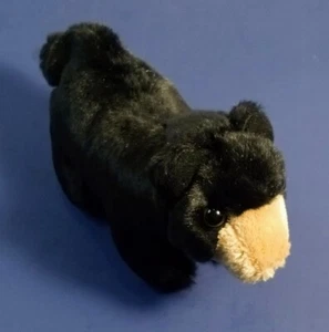 Folkmanis Mini Oso Negro Dedo Marioneta #2641 TOTALMENTE NUEVO Peluche Realista - Imagen 1 de 5