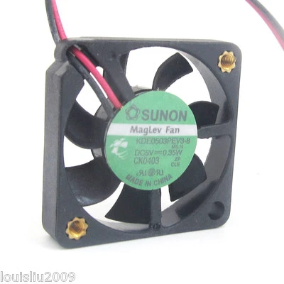4pcs SUNON MagLev KDE0503PEV3-8 30x30x6mm 3006 DC5V 0.35W 2pin DC Cooling fan - Image 1 of 4