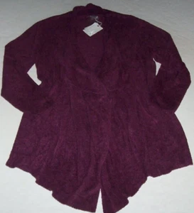 NWT Barefoot Dreams Burgundy Wine COZY CHIC LITE ISLAND WRAP Women's 3X POCKETS - Picture 1 of 4