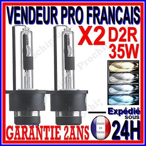 DEUX AMPOULE AU XENON D2R 35W HID 12V LAMPE FEU PHARE EN 4300K 5000K 6000K 8000K - Picture 1 of 5