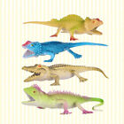  4 stcke Mini Lizards Krokodile Spielzeug Kunststoff Similation Tiere Figuren