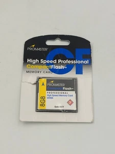 PROMASTER High Speed CompactFlash 8477 Card 8GB - Picture 1 of 2