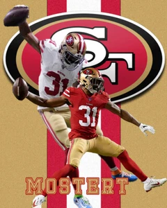 San Francisco 49ers Lithograph print of Raheem Mostert 2021 - Picture 1 of 1