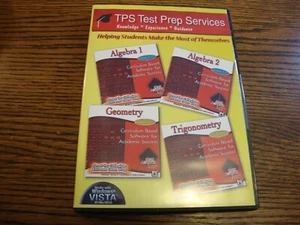 TPS Test Prep Services (Algebra 1, 2) (Geometry) (Trigonometry) Sealed / CD-ROM - Picture 1 of 3