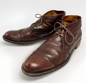 Beckett Simonon 100% Leder Chukka Stiefel Herren 11 braun - genähte Sohle Kolumbien - Bild 1 von 15
