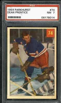 1954 Parkhurst #74 Dean Prentice - PSA 7 - Image 1 of 2