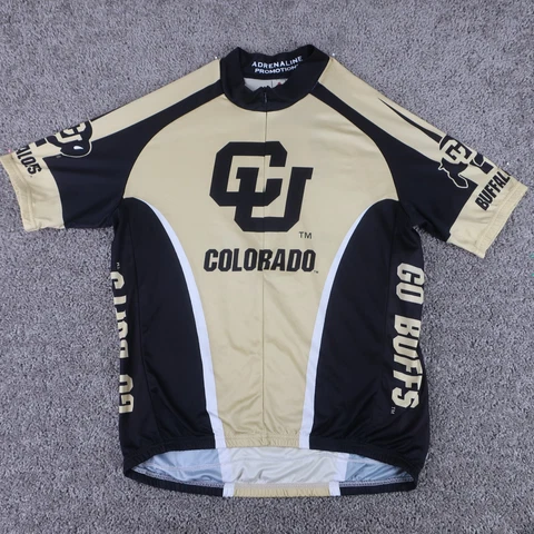 Colorado University Buffaloes Cycling Jersey Adult 2XL Adrenaline Promotions Men Cover