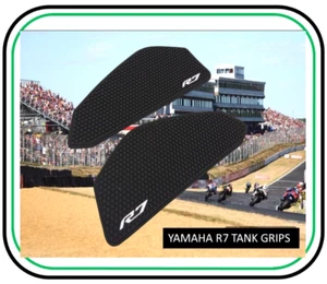 YAMAHA R7 TANK KNEE GRIP PADS 21/22 - UK SELLER - PLUS FREE WIPES - Picture 1 of 7