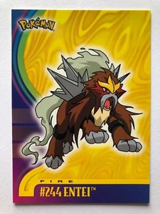 Entei # 244 Pokemon Card Topps TV Animation Edition - Picture 1 of 2