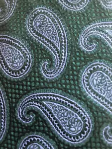 ENRO EUC seta paisley verde blu paisley 601⁄2 x 31⁄2 - Foto 1 di 6