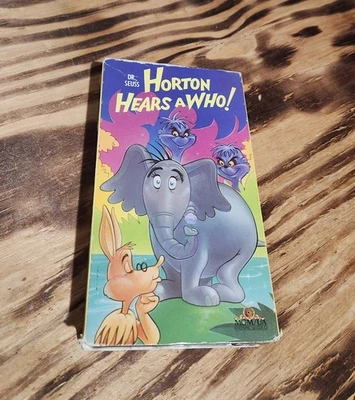 Dr. Seuss Horton Hears A Who! VHS 1970 Tested & Working!! Mold Free!! - Image 1 of 4