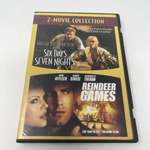 Six Days Seven Nights / Reindeer Games 2 DVD Collection Set Harrison Ford - Picture 1 of 6