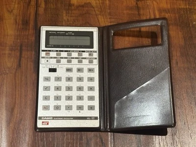 Vintage Casio ML-90 Melody Musical Clock Calculator with Case - Untested - Image 1 of 4