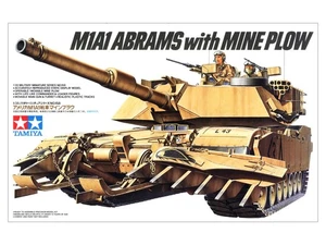 Modellbausatz Tamiya M1A1 Abrams mit Minenpflug (35158) Maßstab 1:35 - Bild 1 von 2