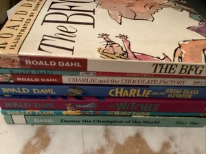 LOT 7 Roald Dahl THE BFG, Hexen, Zauberfinger, Charlie Schokoladenfabrik, - Bild 1 von 1