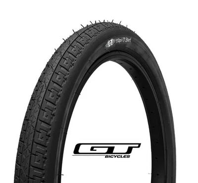 GT LP-5 BMX Bike Tire 20 x 2.35" Black/ Black 110 psi GT Logo Tread - Image 1 of 3