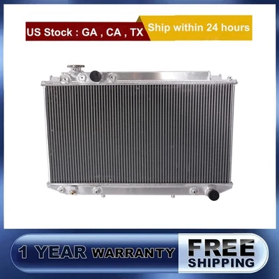 2 Row All Aluminum Radiator For 1989-1992 1990 1991 TOYOTA Cressida L6 MX83 3.0L - Image 1 of 4