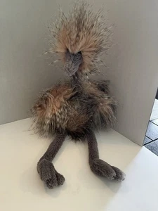 Jellycat London Plüschtier Odette Strauß Stofftier Rosa Grau Plüschtier 20 Zoll - Bild 1 von 10