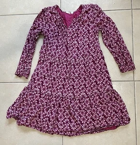 Vestido Gap Niños Niñas Rosa Estampado Floral en Niveles Talla Grande Forrado - Imagen 1 de 13