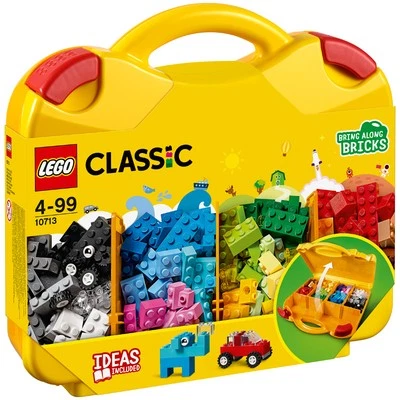 LEGO 10713 Classic Creative Suitcase 213 Piece Brick Box Starter Set for Ages 4+ - Image 1 of 4