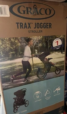 Graco Trax Jogger Click Connect Jogging Stroller, Toby, Holds Up To 50 lb - Image 1 of 2