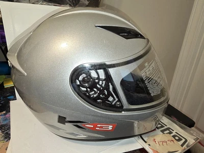 AGV K3 Helmet Silver XL. - Image 1 of 4