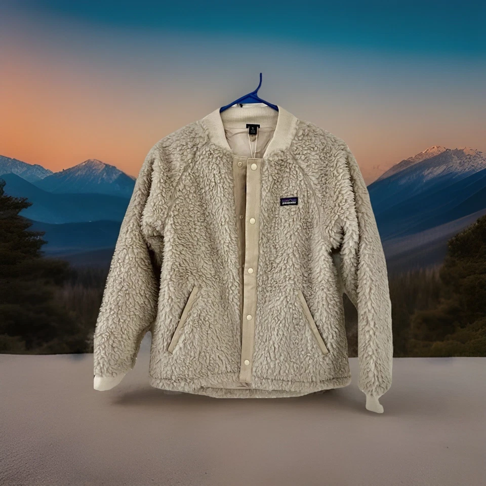 Patagonia Retro-x Bomber Jkl Natural Girl XL (14) Women XS Brandnew - Image 1 of 3