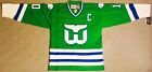 1986 Ron Francis Hartford Whalers Road Green Jersey Size Men's Large