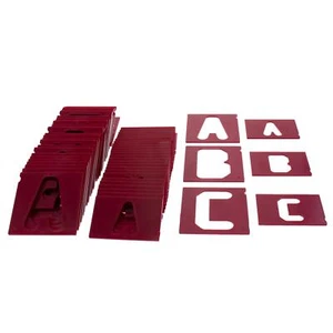 Milescraft Vertical Letter Template Set 1-1/2" & 2-1/2" - Picture 1 of 4
