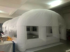 Inflatable Hot Tub Swimming Pool Enclosure Solar Dome Cover Tent W/ Blower NEW - Picture 1 of 3