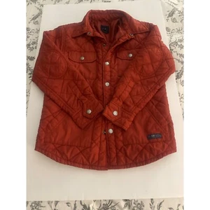 Gap Kids Terra Cotta Four Pocket Quilted Jacket Size Medium - Picture 1 of 17