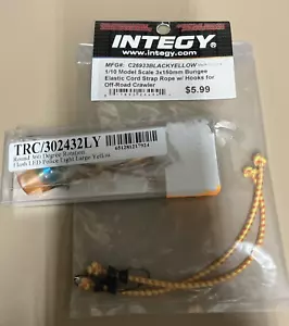 Integy c26933 Bungee Cord Strap w/ Hooks & TRC/302432LY Rotation Police LED - Picture 1 of 7
