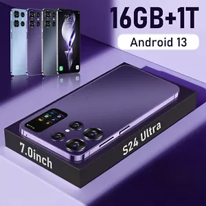 Neu Smartphone 7,0" HD Fabrik Global entsperrt Android 7000mAh 16+1TB 24 Ultra - Bild 1 von 25