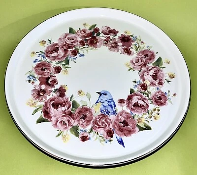 Suporte para bolo Ashland Blue Bird & Rose Crown - Imagem 1 de 4