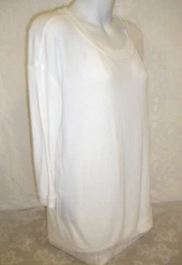 SONOMA BLANCO INFORMAL JERSEY TOP BLUSA ESTILO SUÉTER TALLA M MEZCLA DE PUNTO Box03 - Imagen 1 de 4