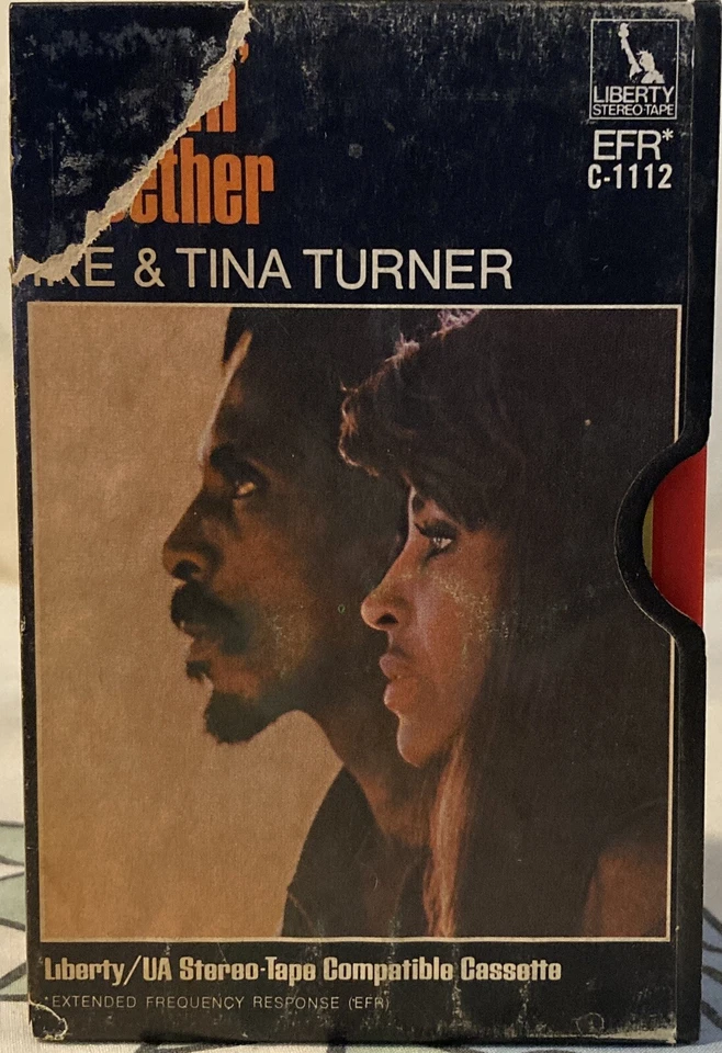 Ike & Tina Turner “Workin Together” Cassette Tape Plastic Slip Case Slipcase Foto 1 de 4