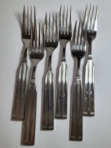 Towle Southwest Supreme Stainless Flatware 6 Dinner Forks - Picture 1 of 8