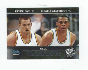 2008 Press Pass #56 Kevin Love/Russell Westbrook Rookie UCLA Cavaliers Wizards