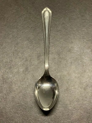 Cubiertos, cuchara de plata de ley, por P.W. Ellis & Co., patrón liso georgiano  Foto 1 de 4