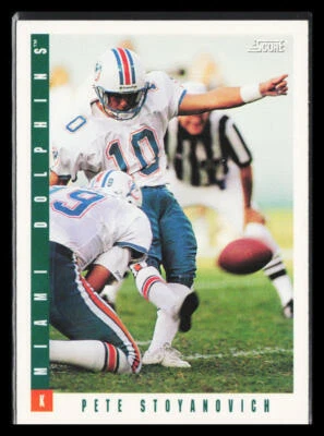 1993 Score Pete Stoyanovich #15 - Image 1 of 2