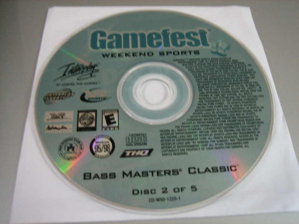Gamefest Weekend Sports - Bass Masters Classic (PC, 2000) - ¡¡Solo disco!!! Foto 1 de 1